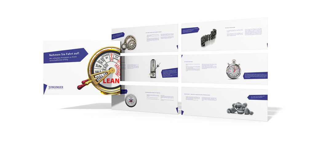 Businessbroschüre für Junginger Lean