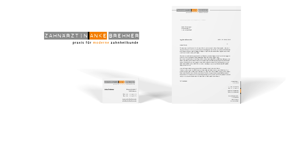 Corporate Design für eine Zahnarztpraxis
