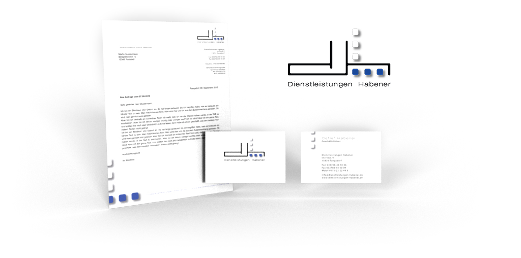 Corporate Design für Dienstleistungen Habener