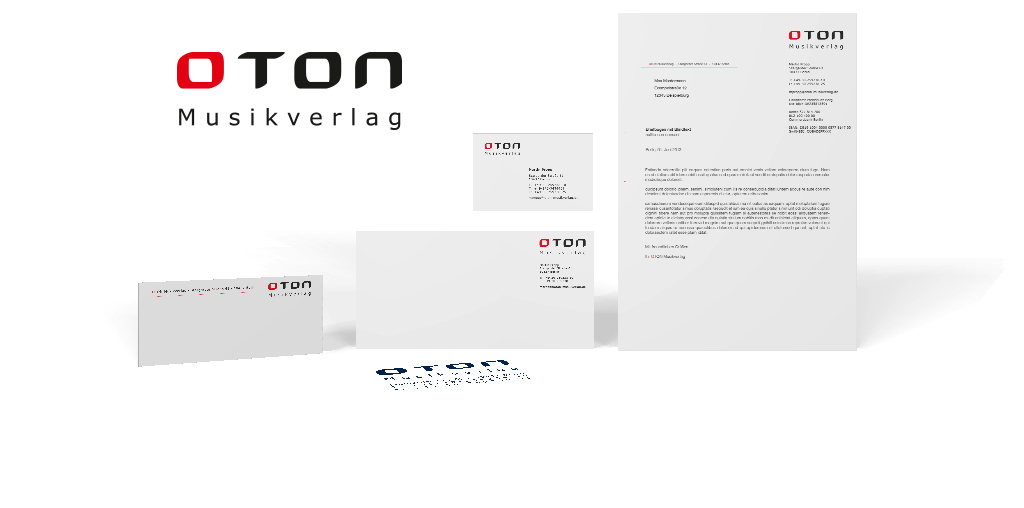 Corporate Design für den OTON Musikverlag