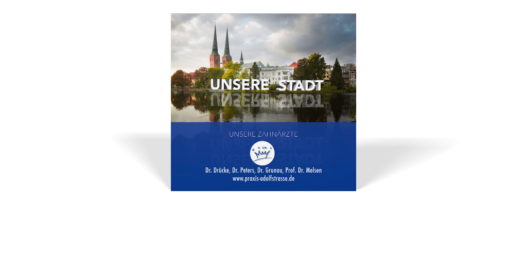 Print-Anzeige für die Lübecker Praxis Adolfstraße