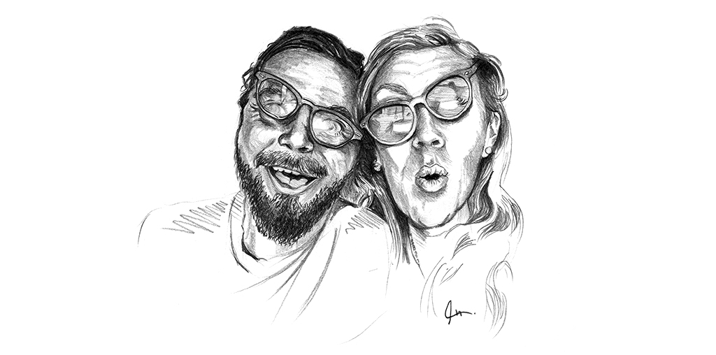 Portraitzeichnung