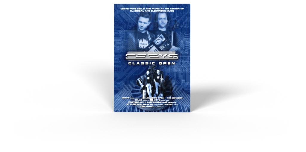 Plakat-Entwurf für das Künstler-Duo CEEYS